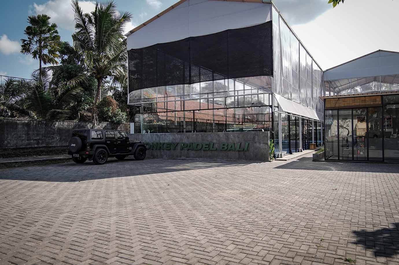 The area of Monkey Padel Bali courts