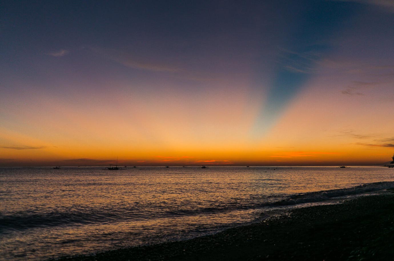Sunrise view from Amed Beach