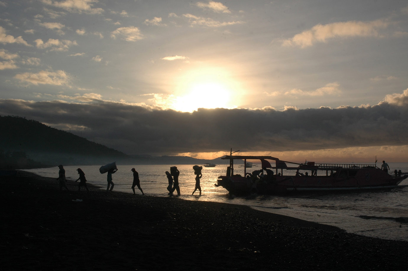 Sunrise view from Kusamba Beach