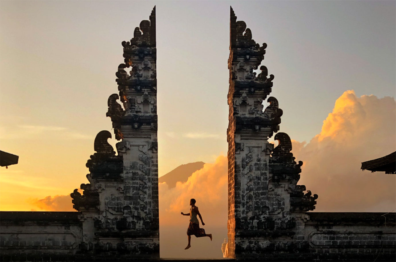 Sunrise view from Lempuyang Temple