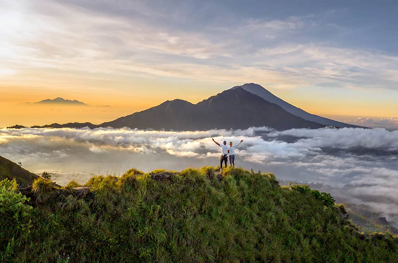 Sunrise view from Mount Batur
