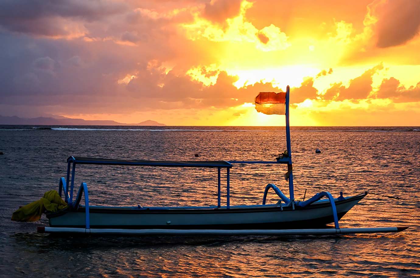Sunrise view from Sanur Beach