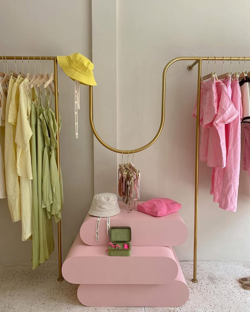 Assortment of clothes in Muse Uluwatu