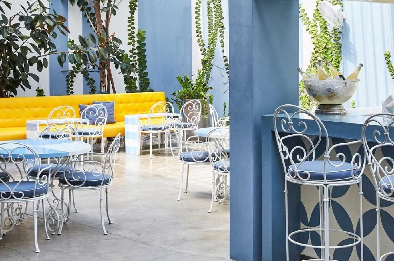 Interior of Da Maria restaurant