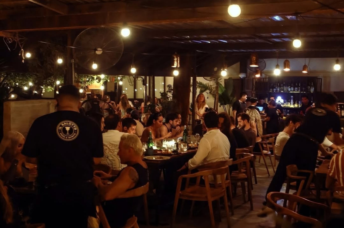 Interior in Il Salotto Bali restaurant