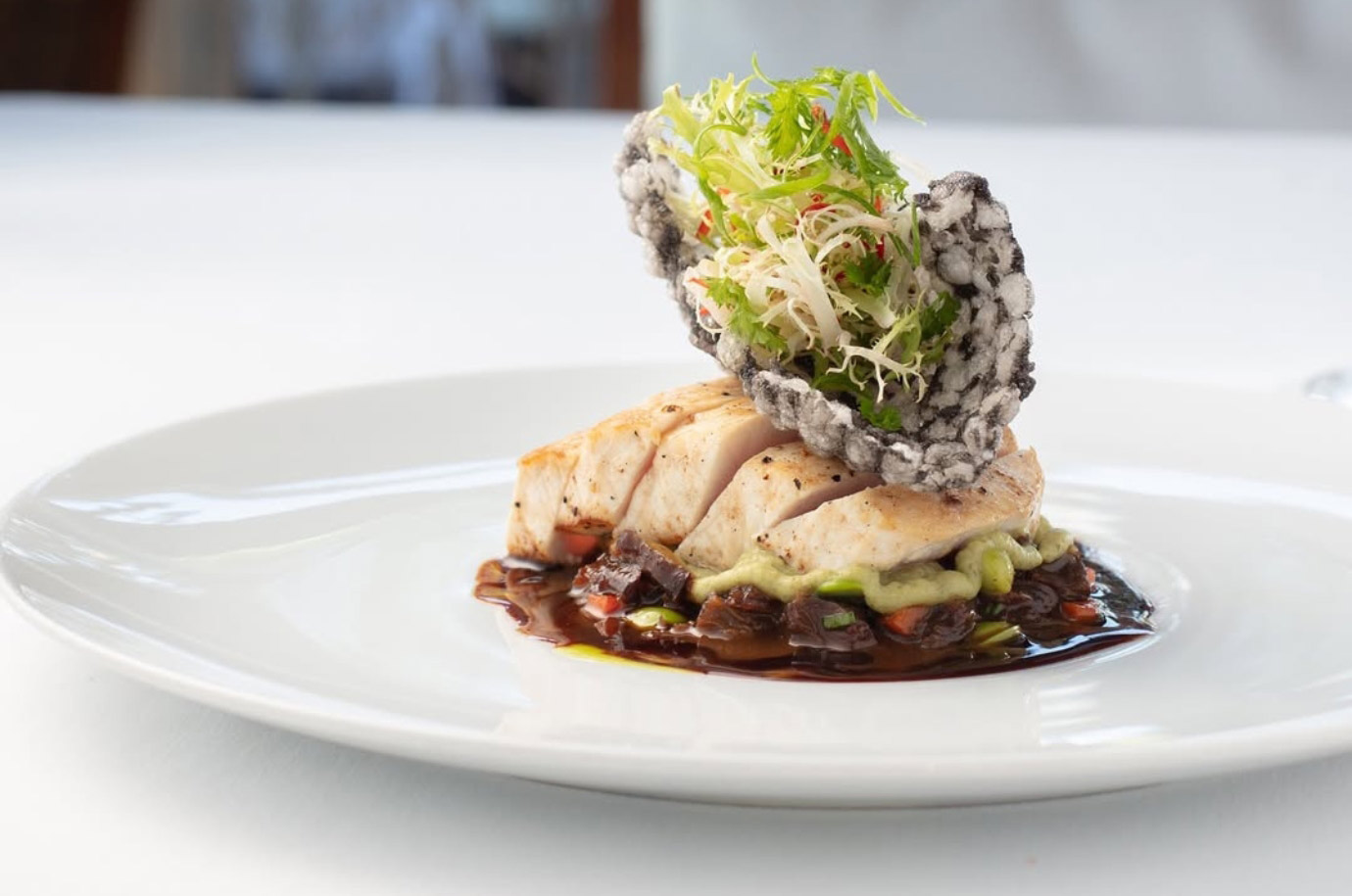 Food from Kayuputi restaurant in Bali