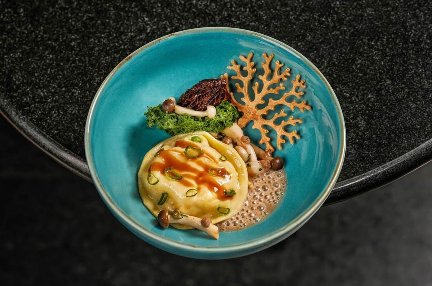 Beautiful served food from Koral Restaurant