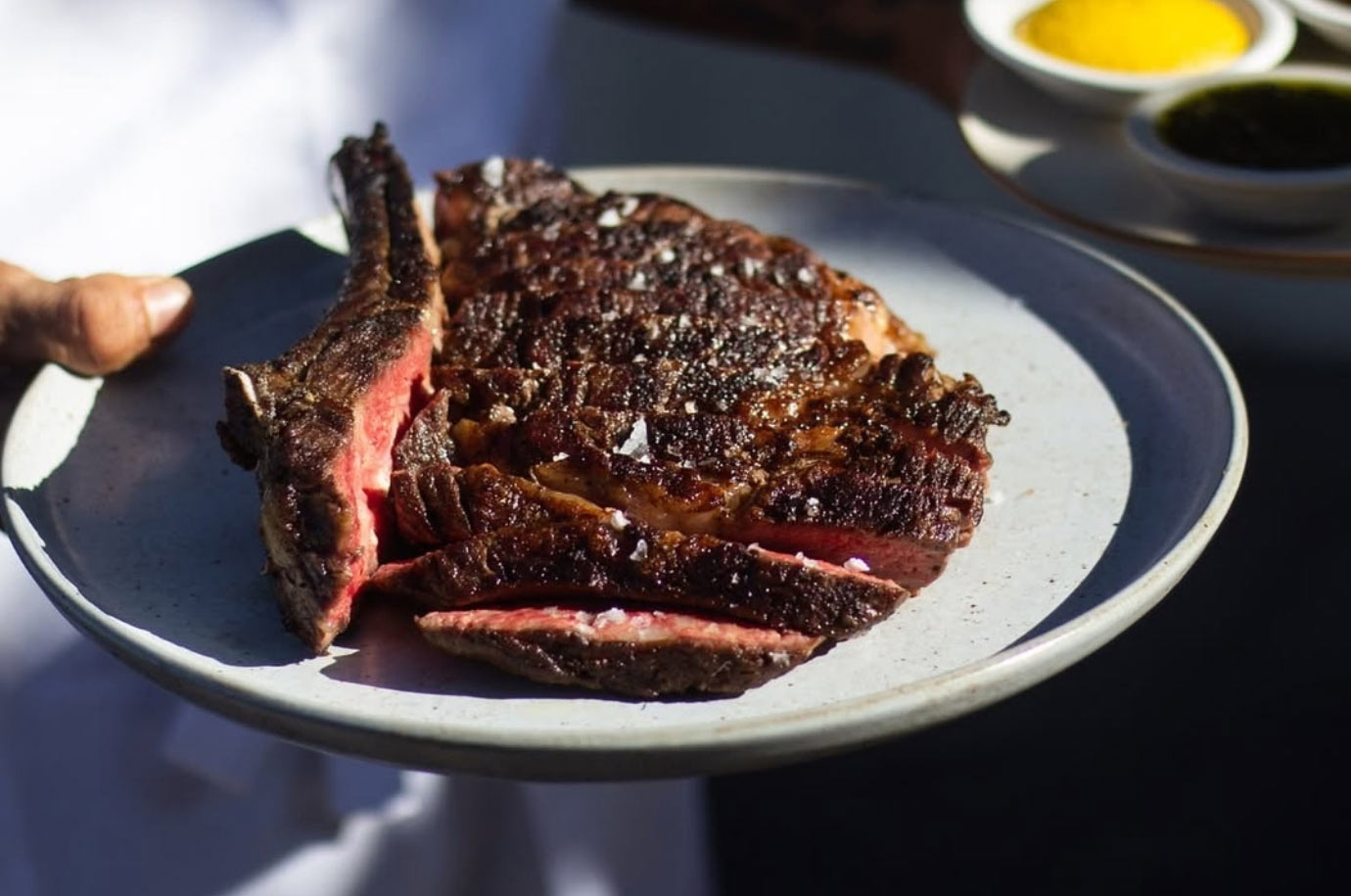 Juicy steak from Mason restaurant