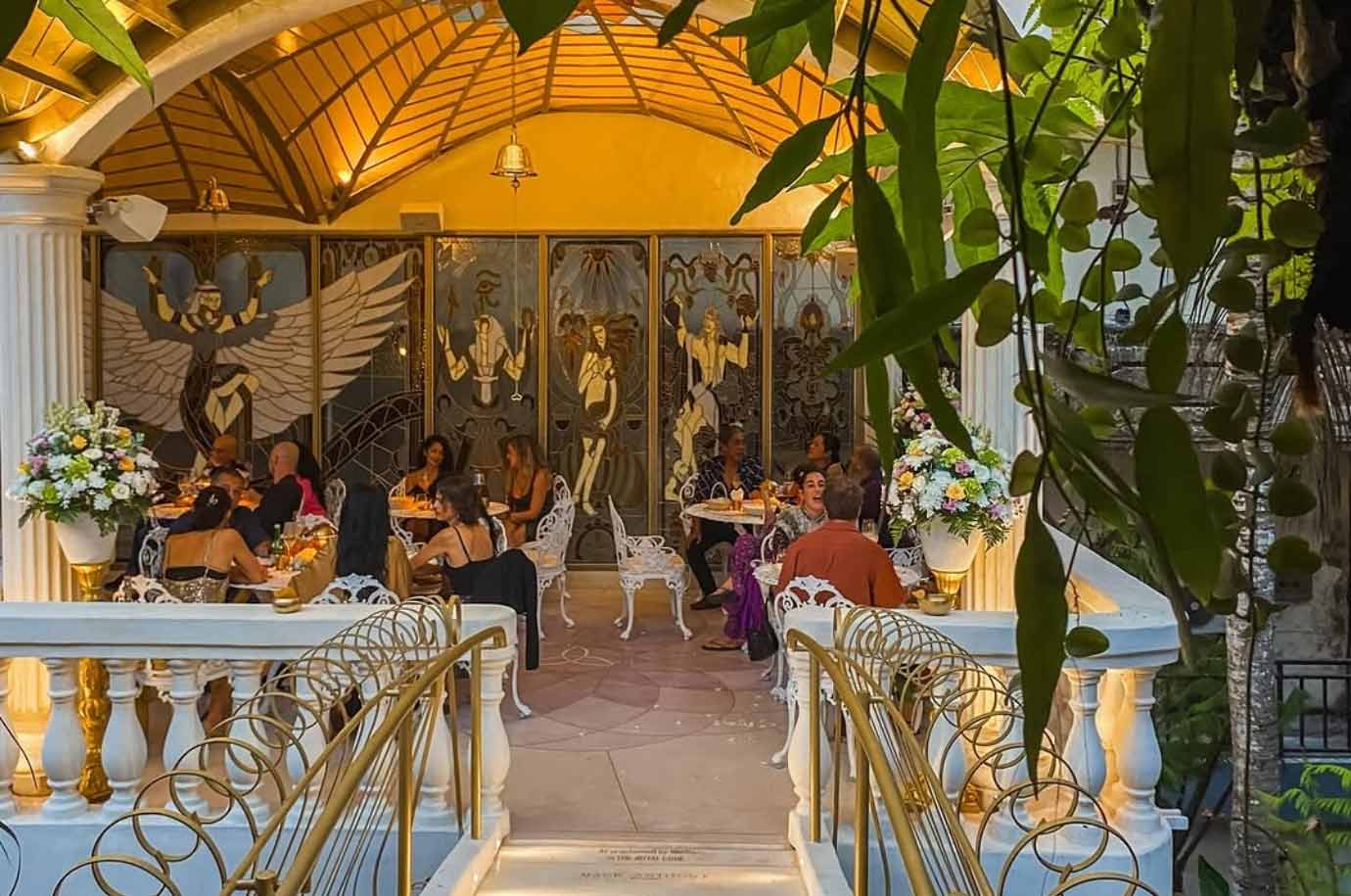Interior of Merlin's Magic restaurant