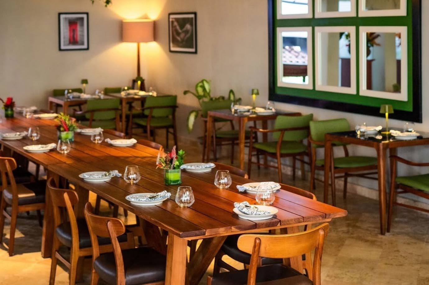 Interior of Mozaic restaurant
