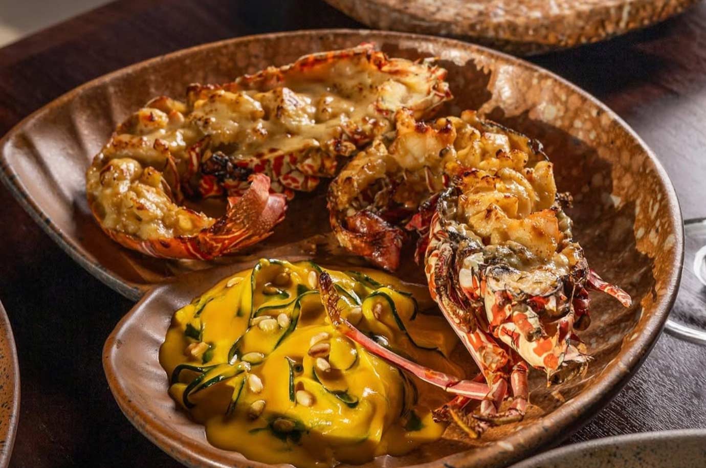 Grilled lobster from Nautilus Restaurant