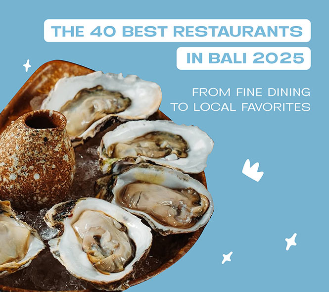 Seafood from the one the best Restaurants in Bali