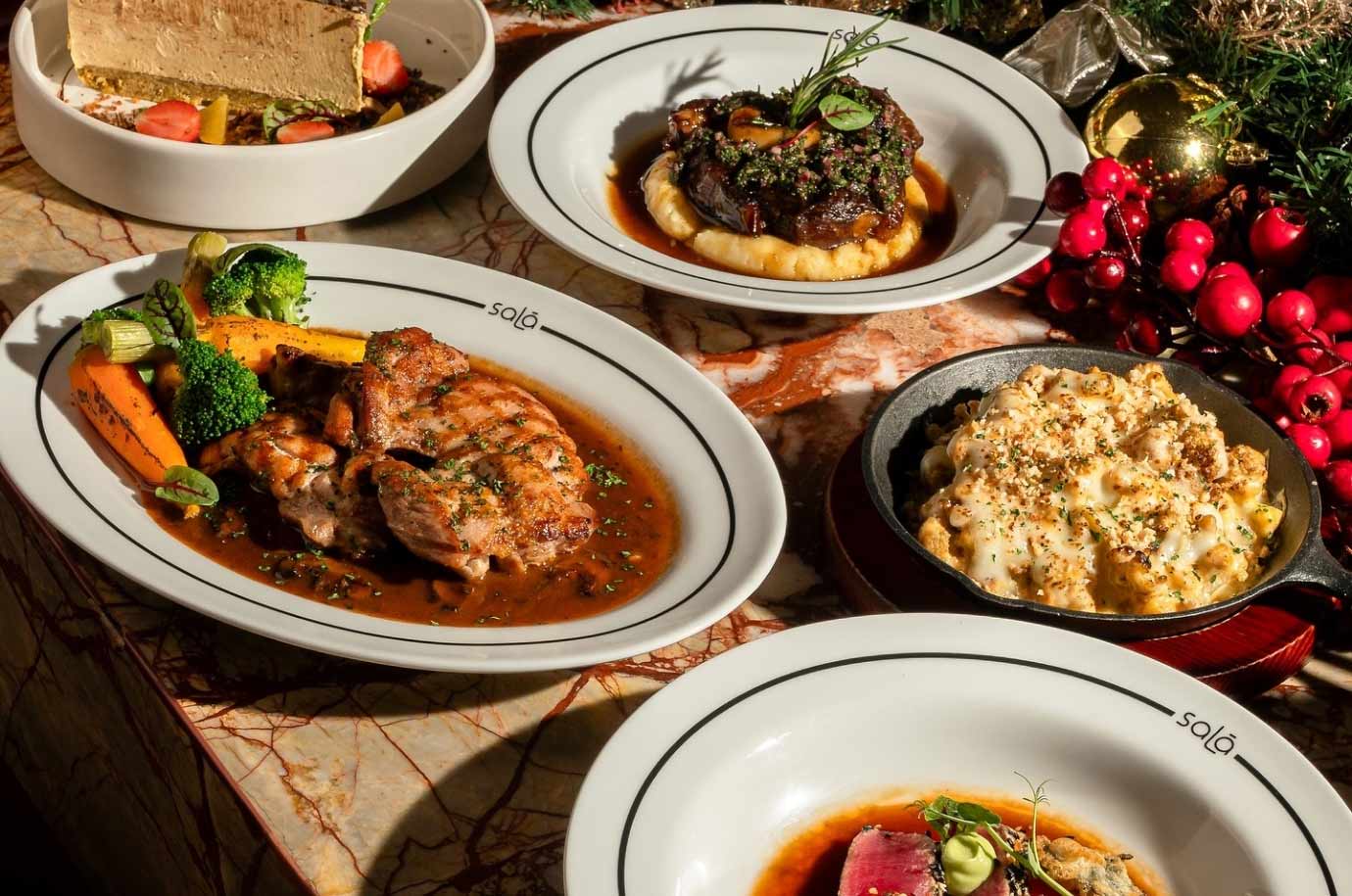 Food from Sala Bistro restaurant