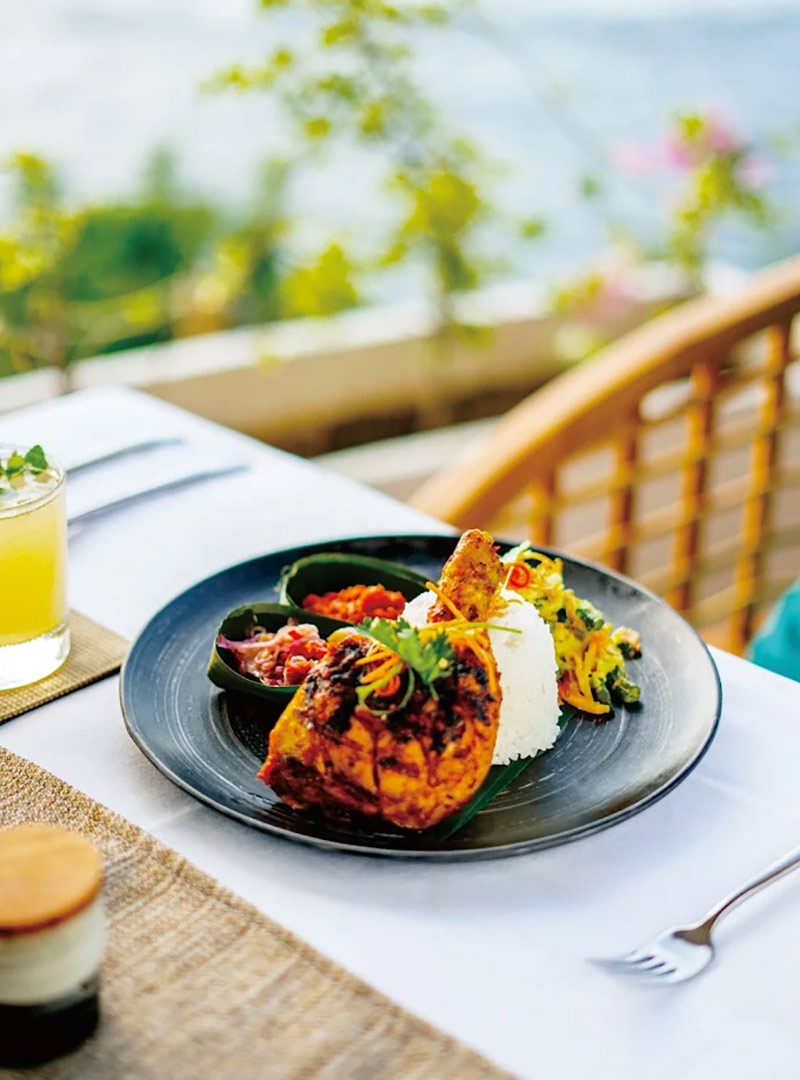 Food from Acropora Bar & Restaurant