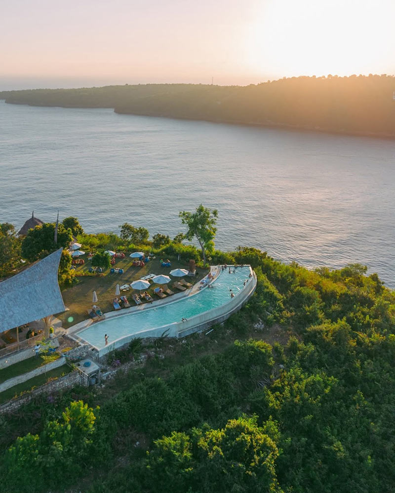 Amok Sunset Bar and Restaurant - aerial view