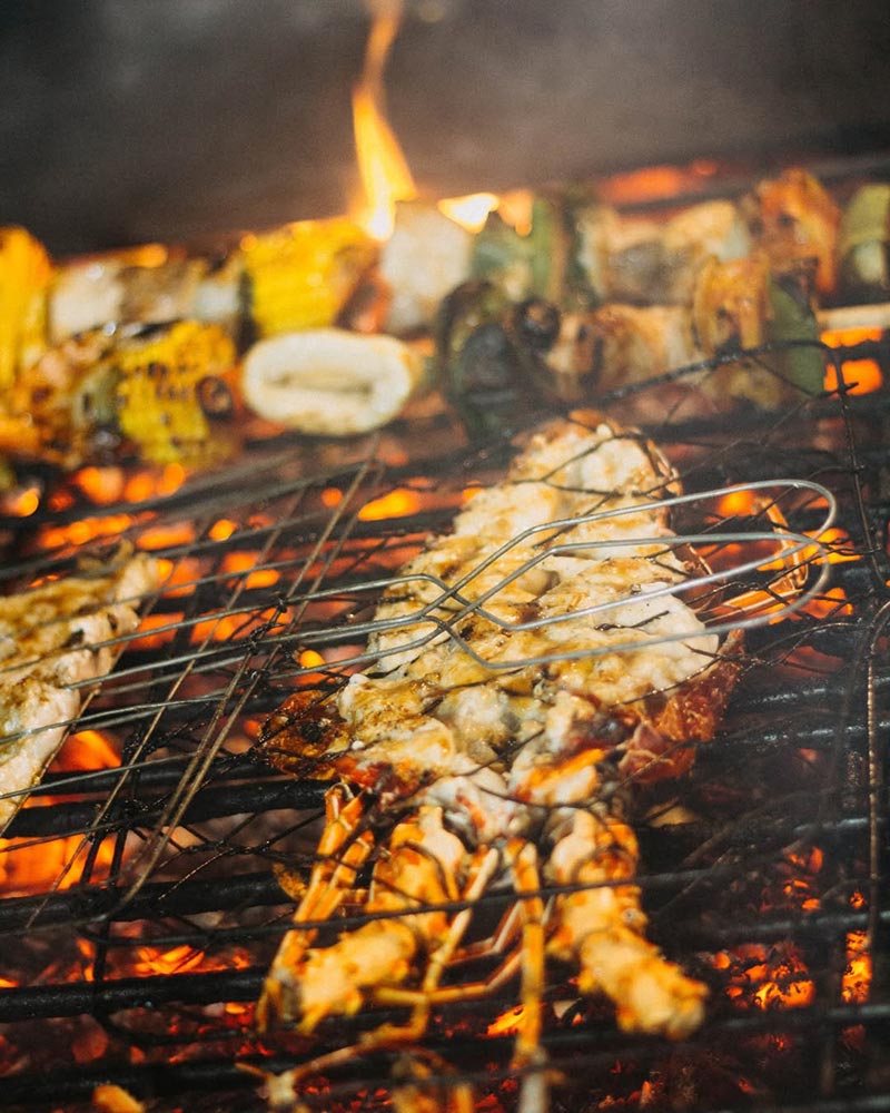 Grilled food from Chill Out restaurant