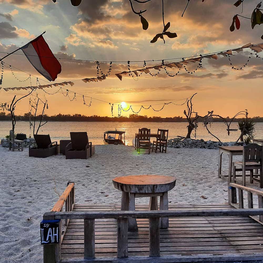 Sunset view from Diana Cafe