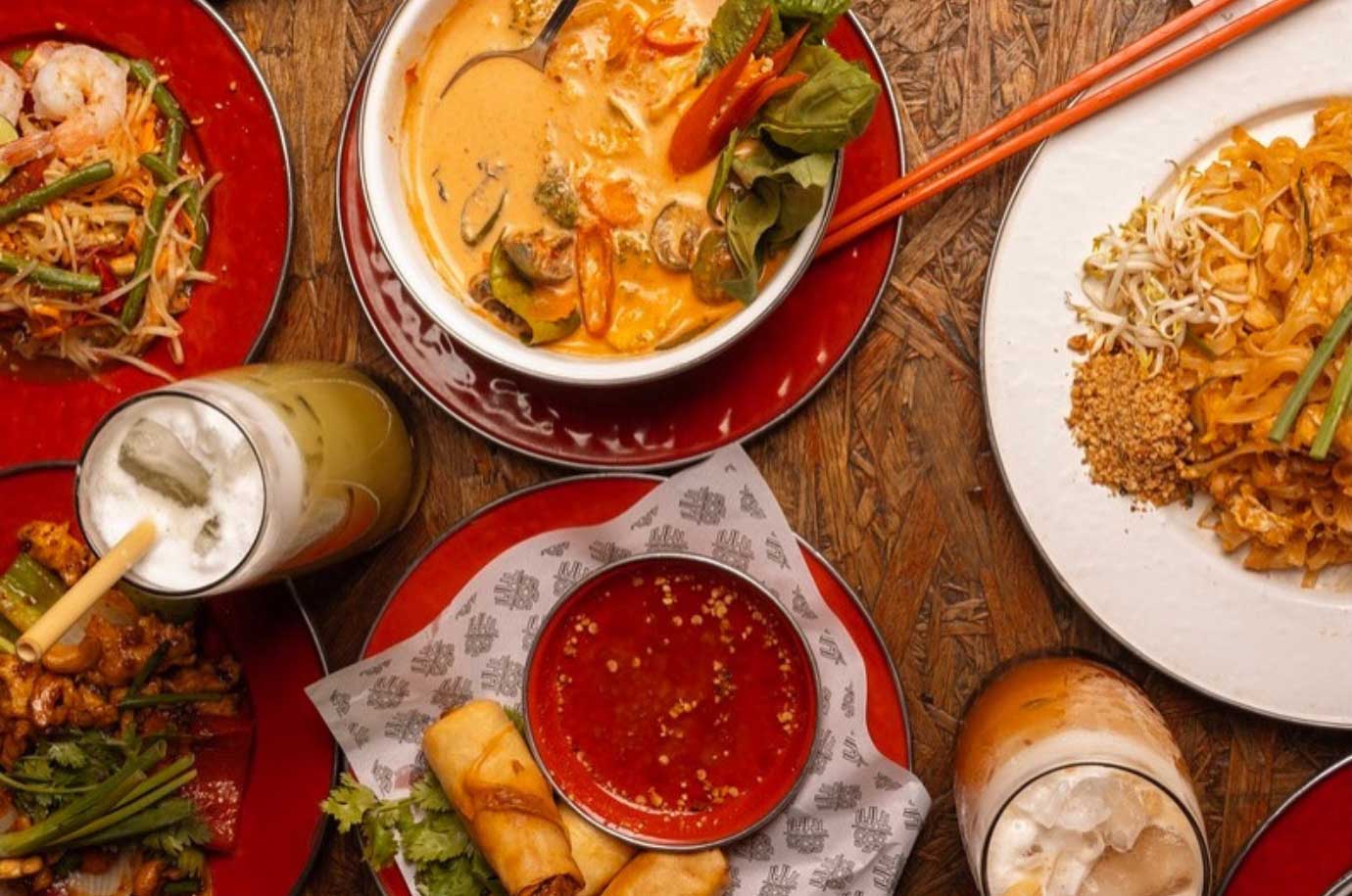 Thai food from 555 Thai restaurant