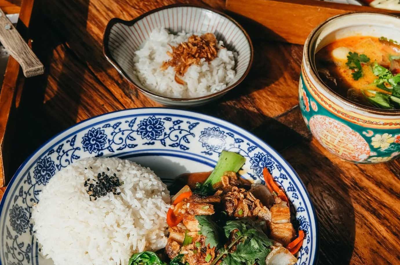 Thai food from Fat Chow restaurant