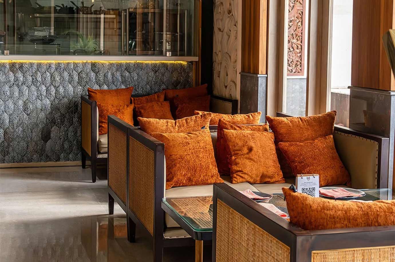 Interior of the Paed Thai Canggu restaurant