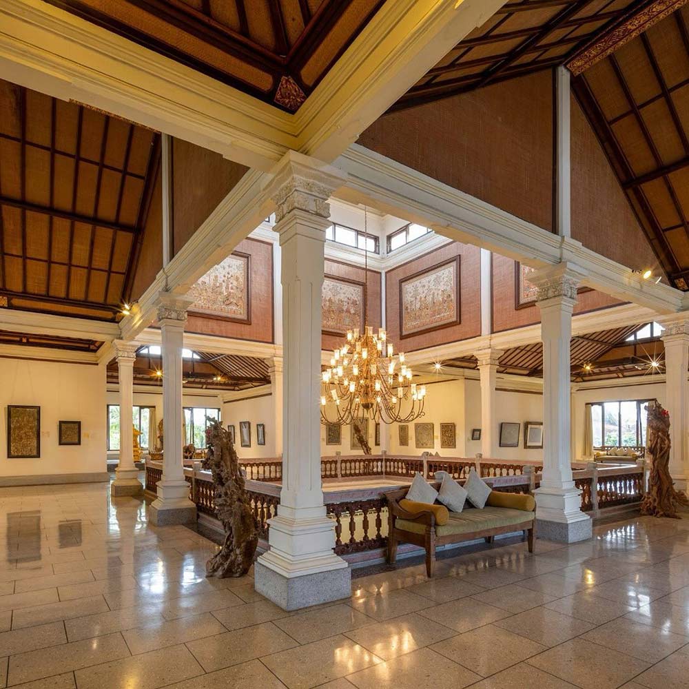 Interior of Agung Rai Museum of Art