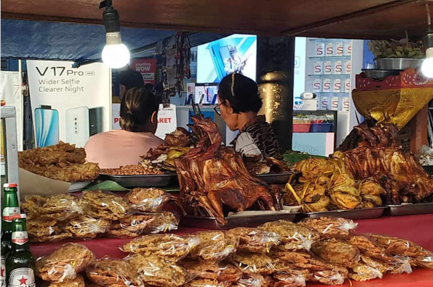 Butcher shop at Gianyar Night Market