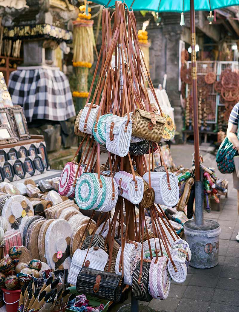 The products from Ubud Art Market