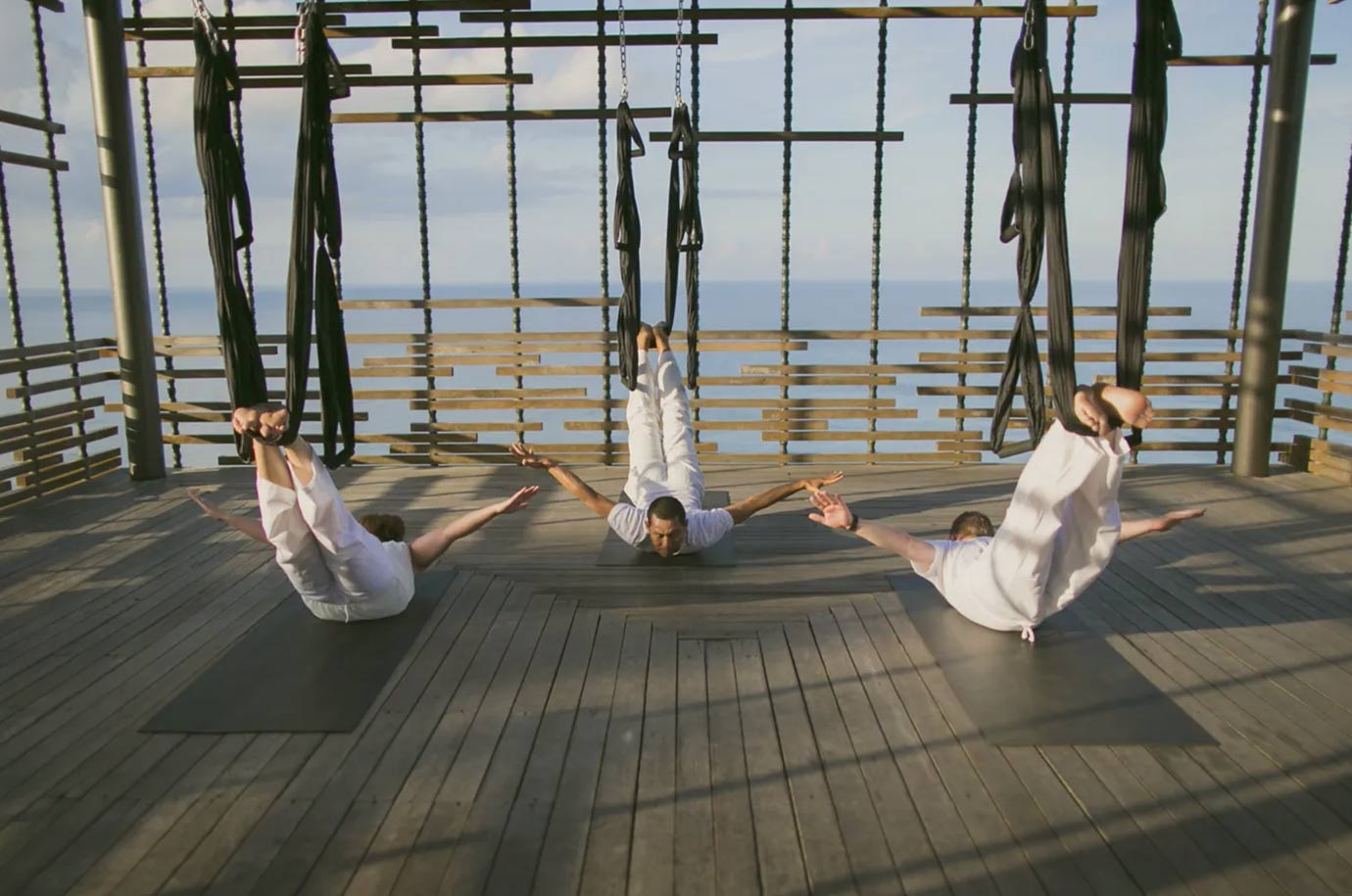 Aero yoga at Alila Villas Uluwatu retreat