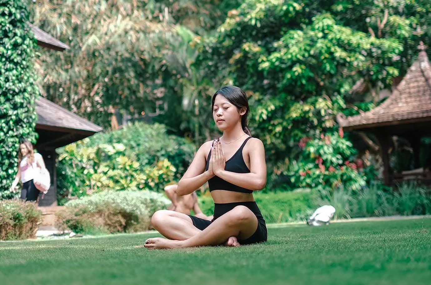 Yoga at The Yoga Barn in Bali
