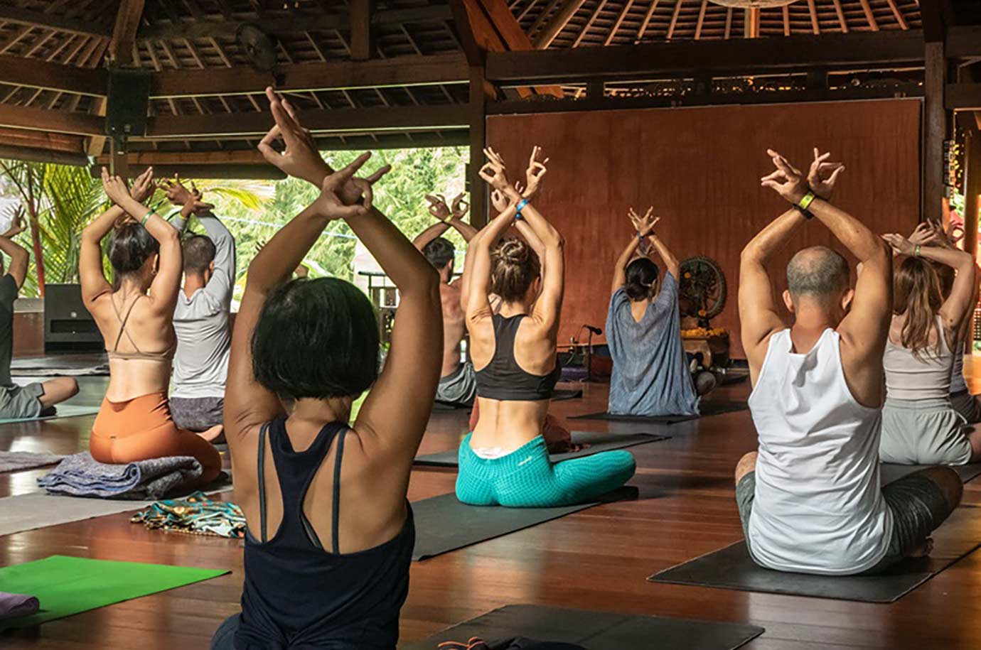 Yoga at The Yoga Barn retreat