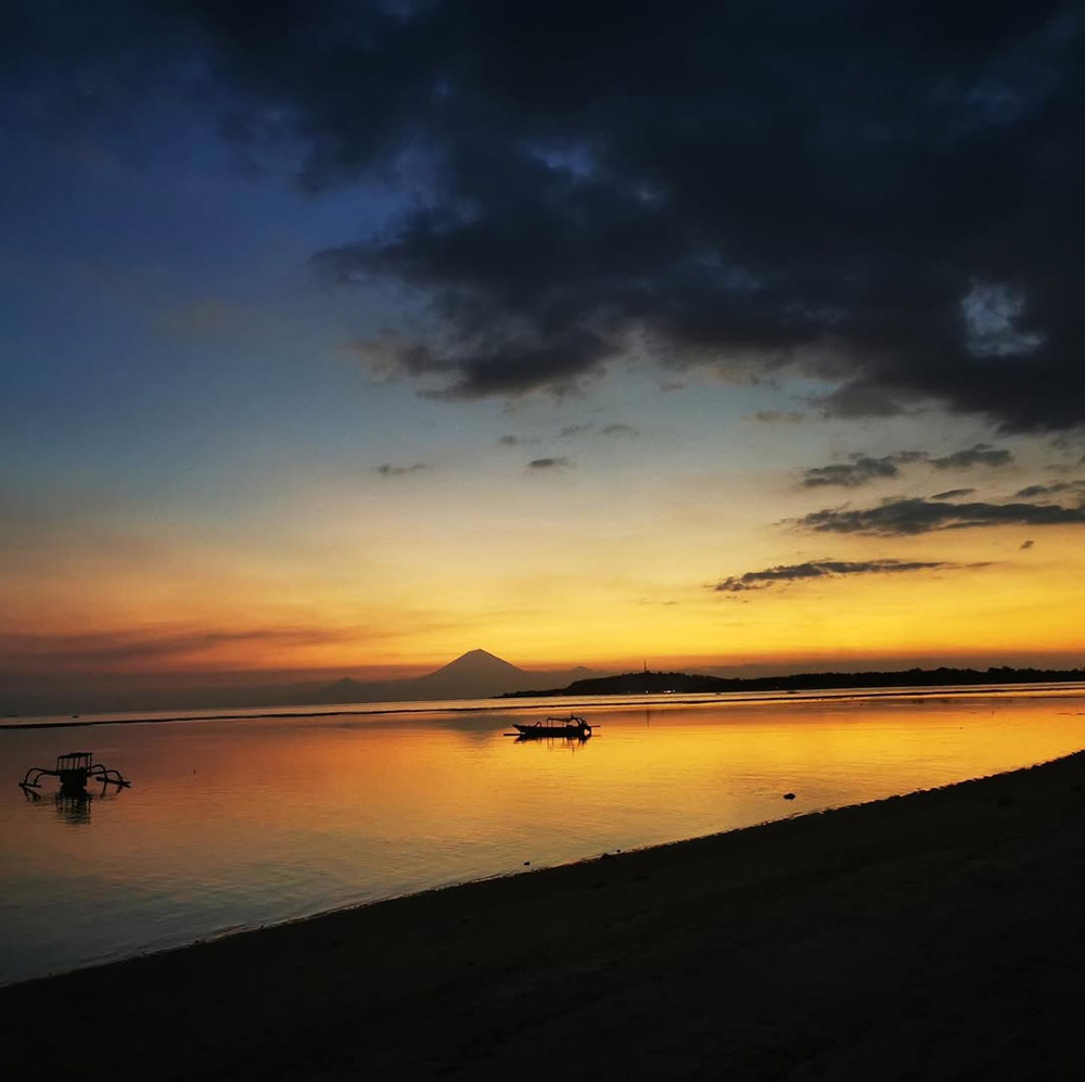 Sunset Beach in Gili Air