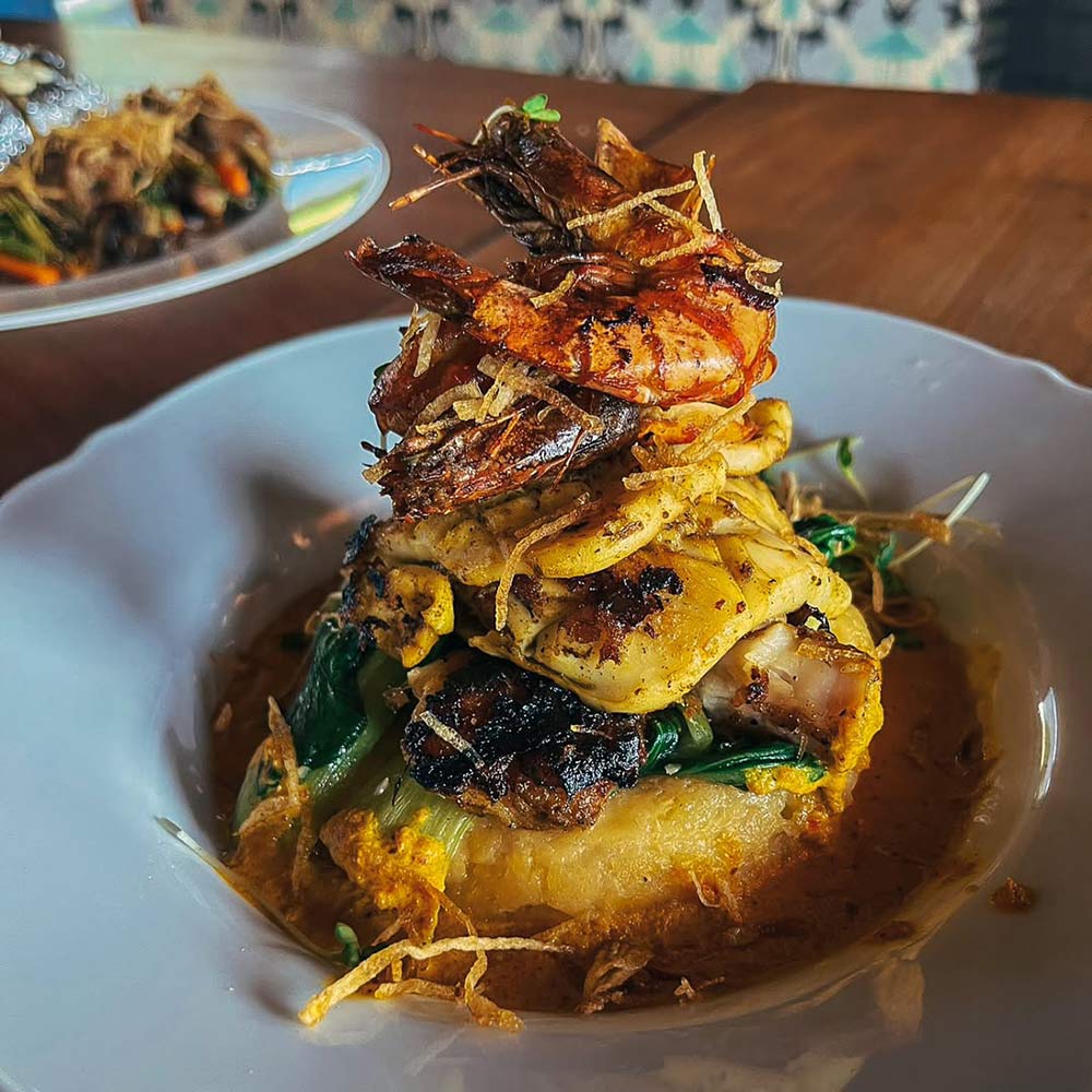 Exquisite dish from Fat Cats Restaurant