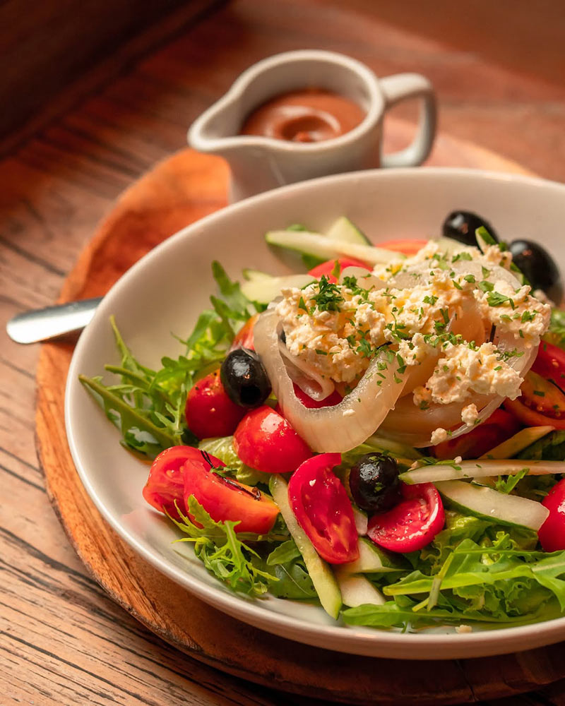 Healthy salad from Kayu Cafe