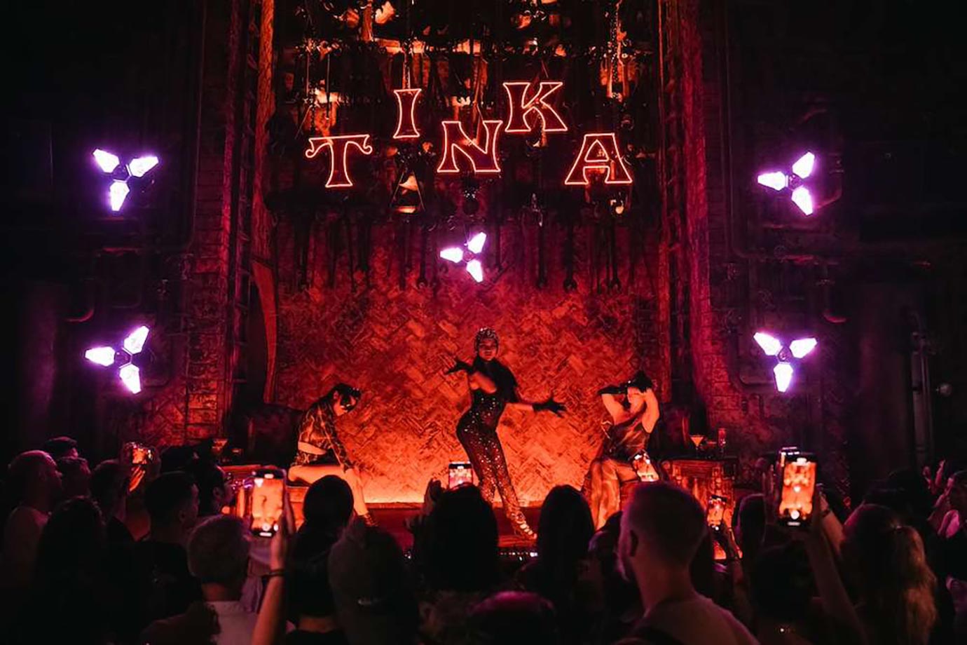 Cabaret Noir on the stage of The Iron Fairies