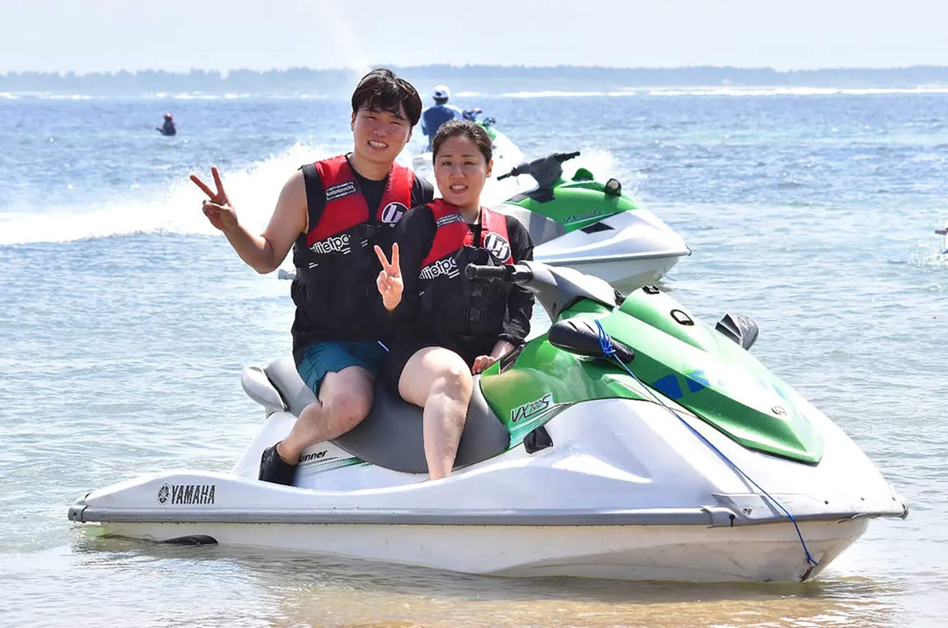 Couple on jet ski from Bali Jetpacks and Water Sports