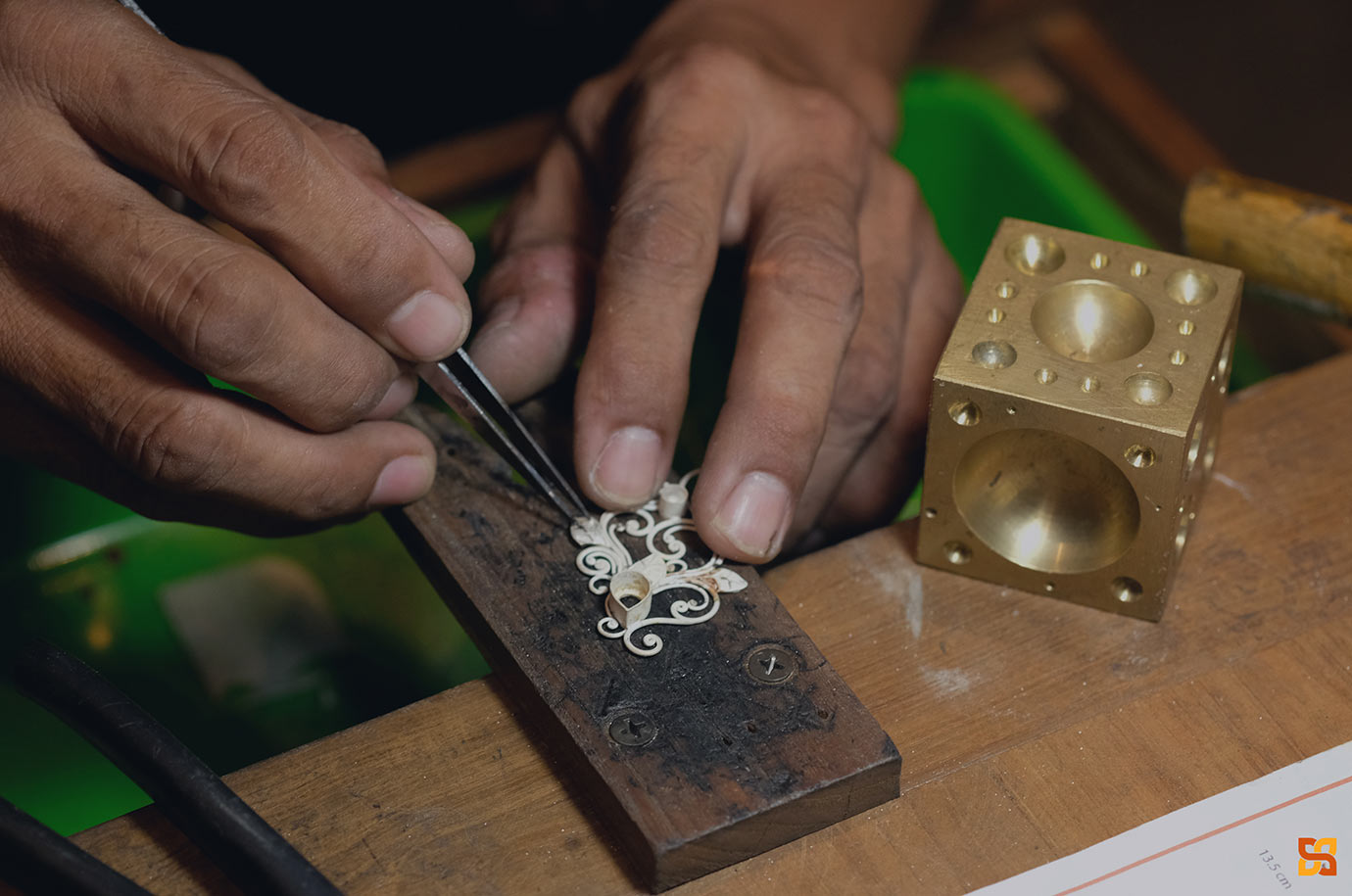 Celuk Village jewellery crafting