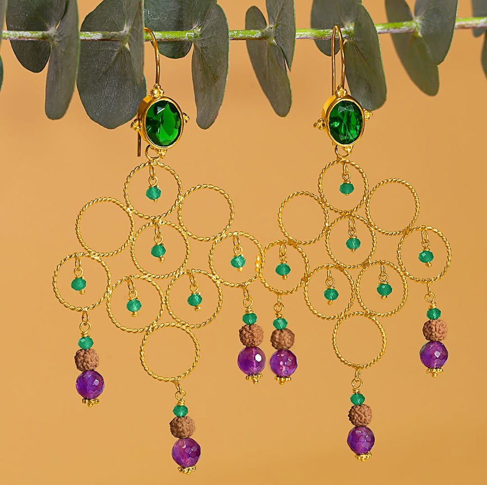 Earrings from Stone Shivaloka Soul Jewellery