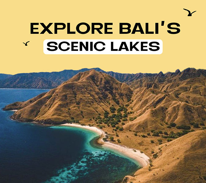 One of the lakes in Bali
