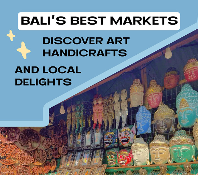 Handcrafts from one of the markets in Bali