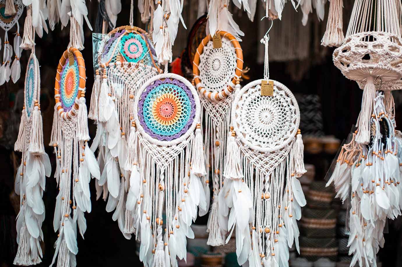 Dream catchers from Ubud Art Market