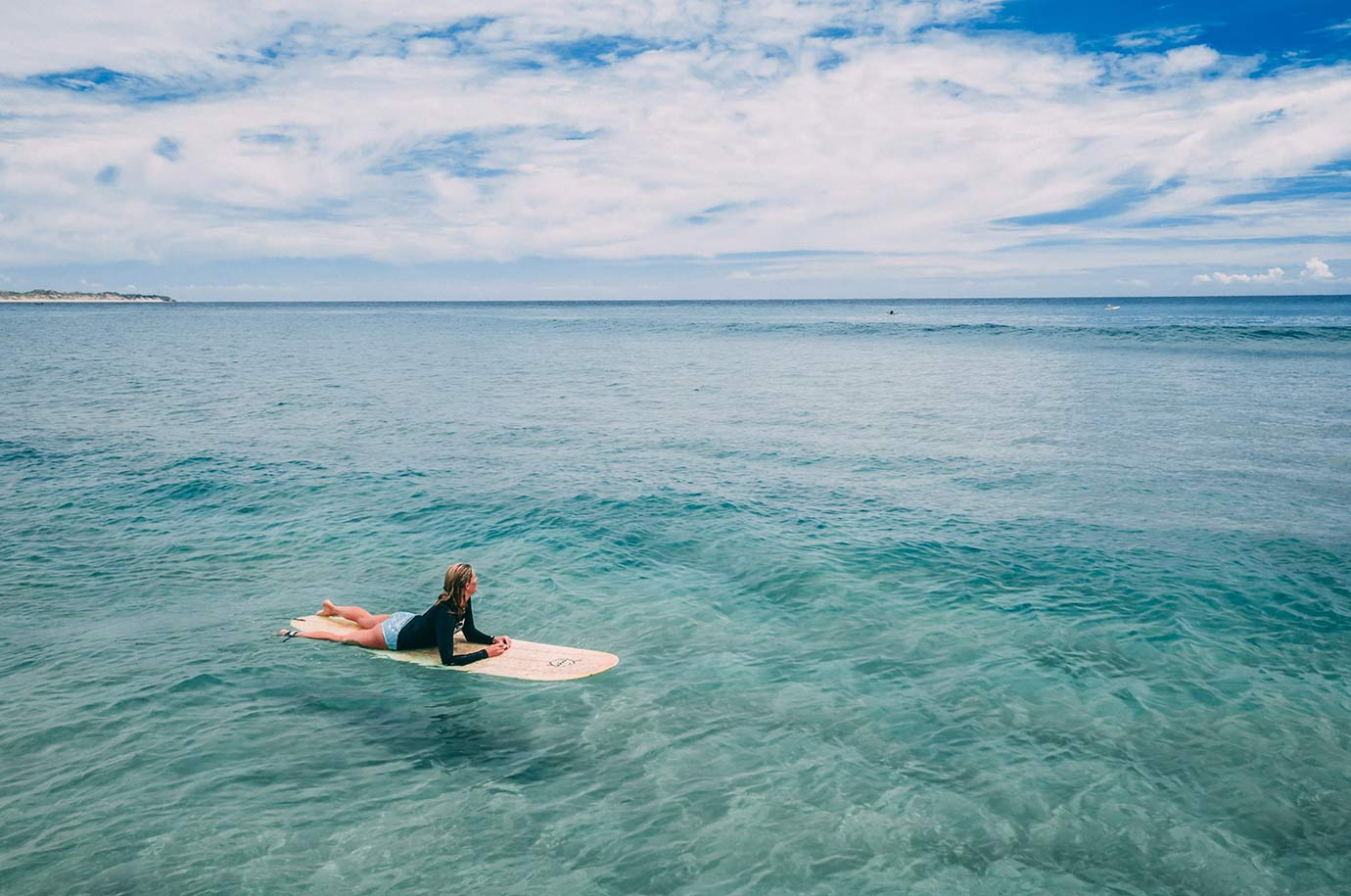Paddle boarding at Padang Bai