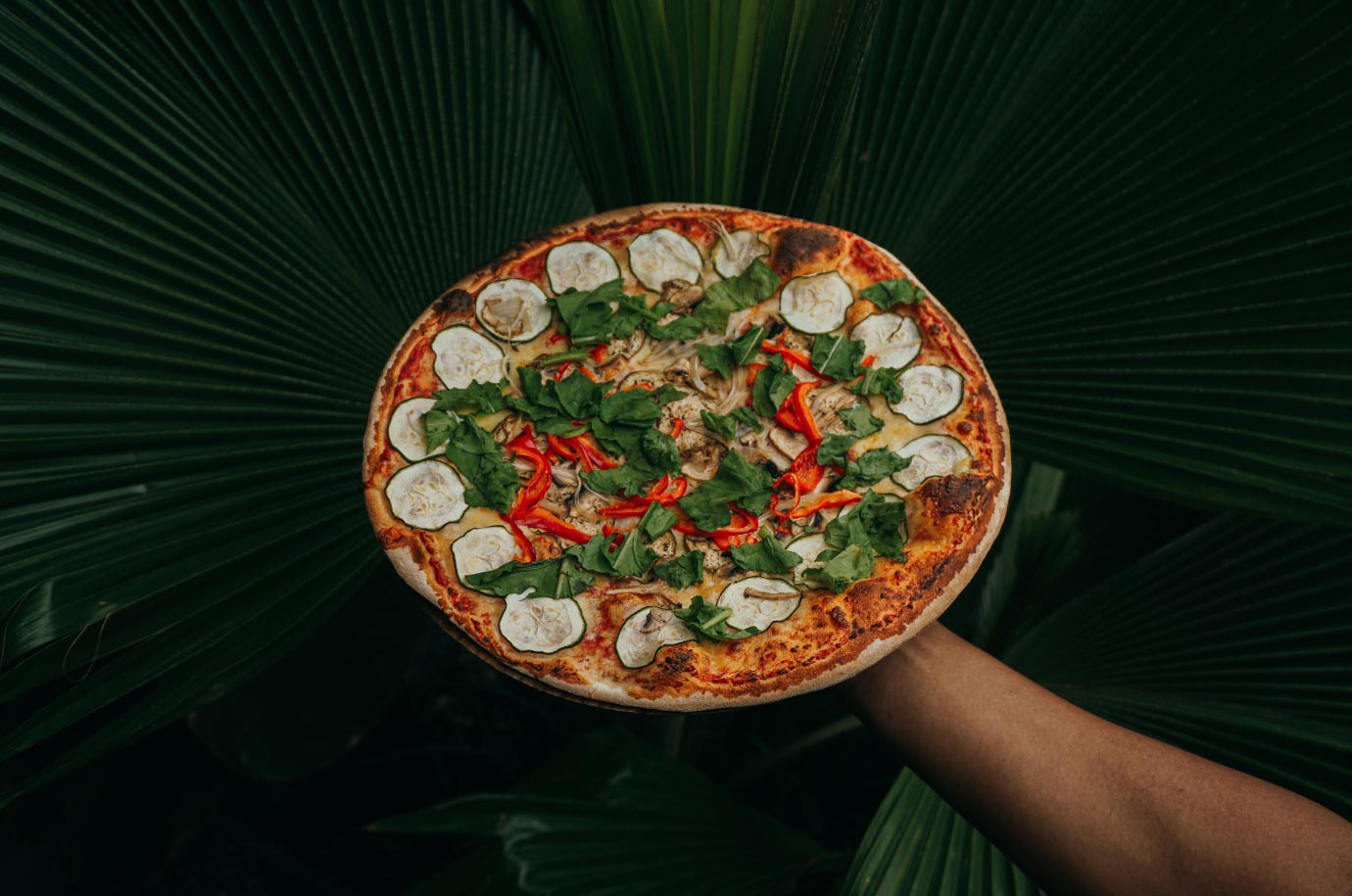 Big pizza from Bella Pizza restaurant