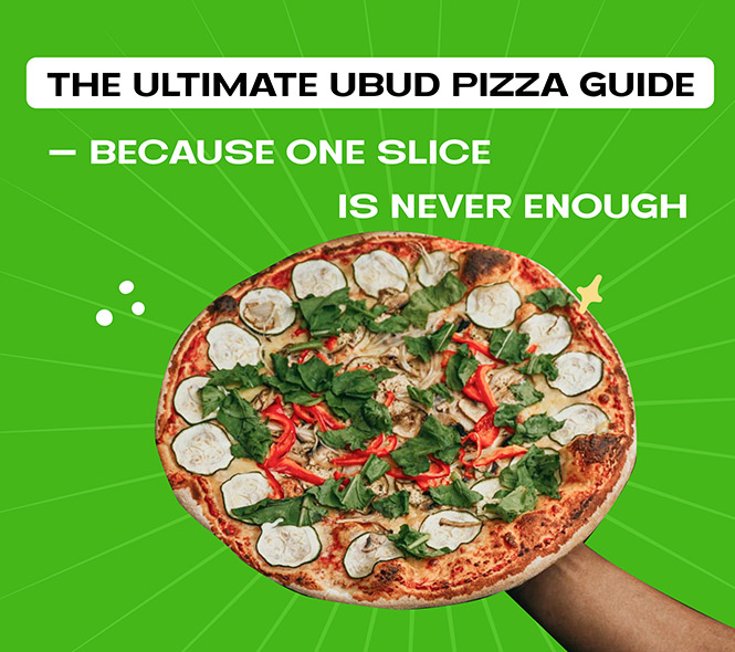 Pizza from the Restaurant in Ubud