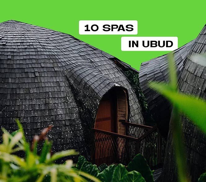 Building of spa salon in Ubud