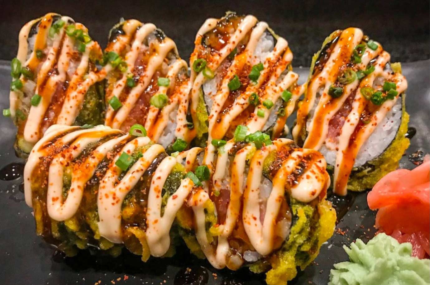 Sushi rolls from Mirai restuarant