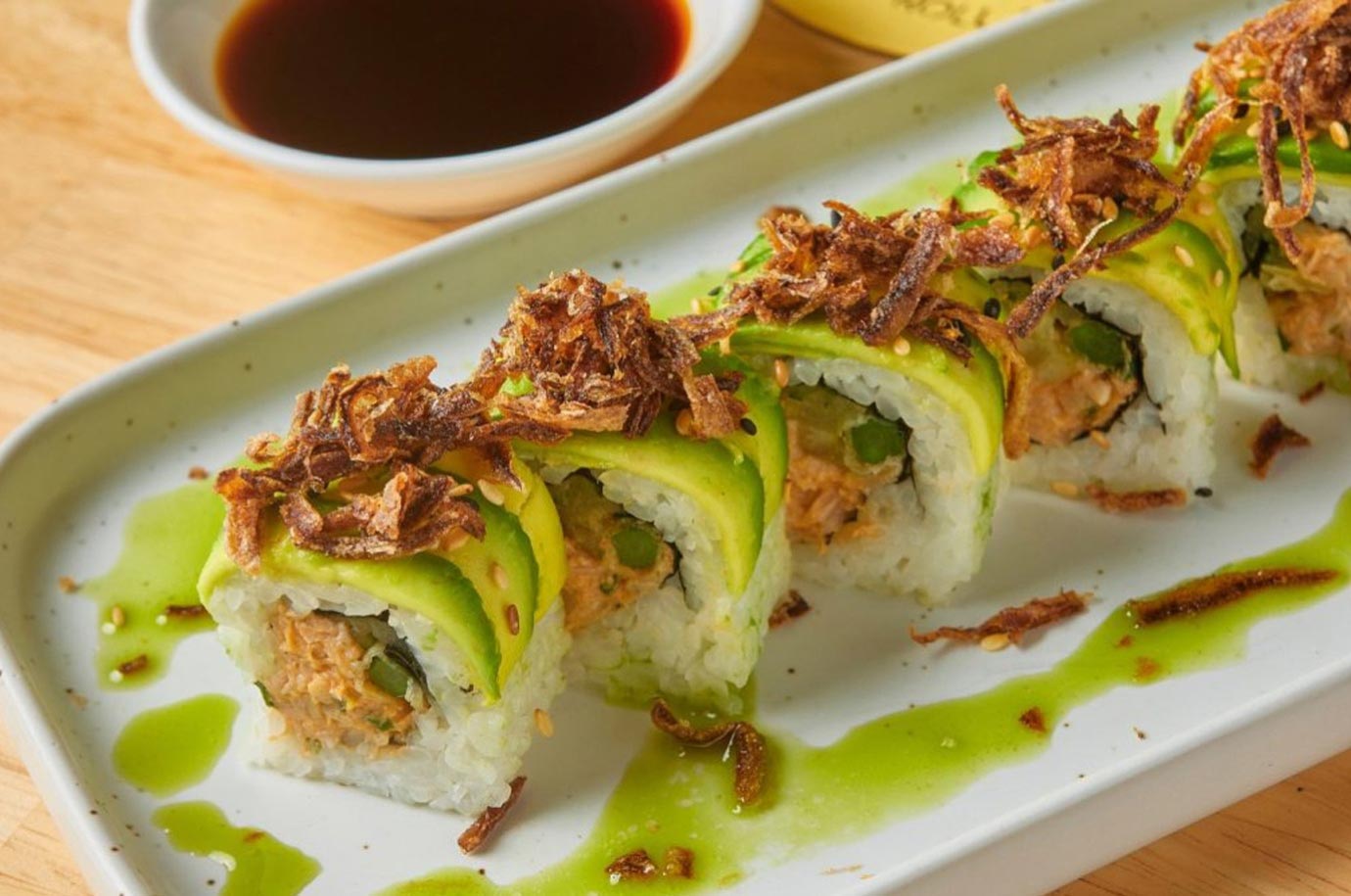 Japanese rolls from Tyger Sushi Canggu restaurant