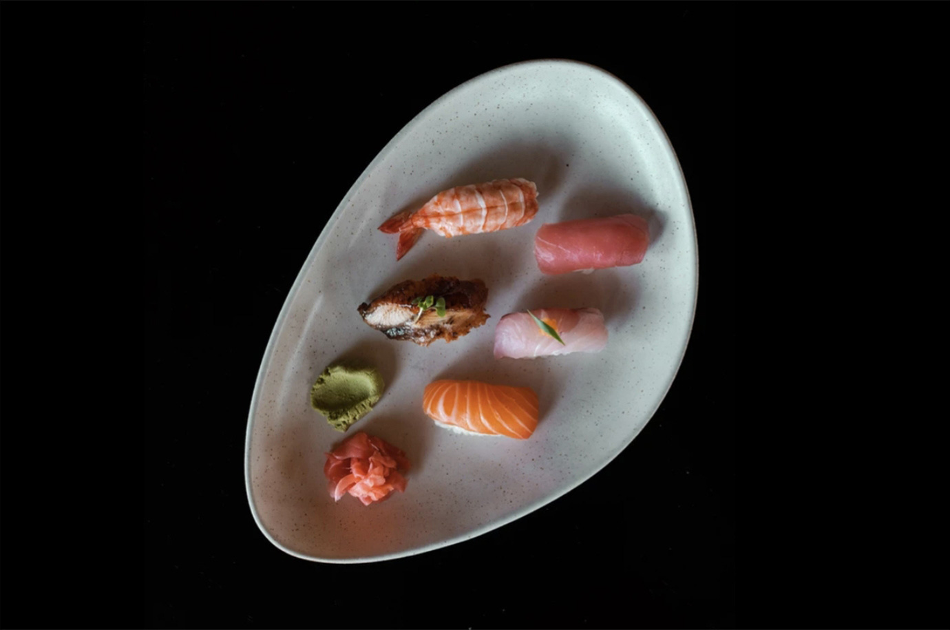 Sushi set in Yuki Bali restaurant