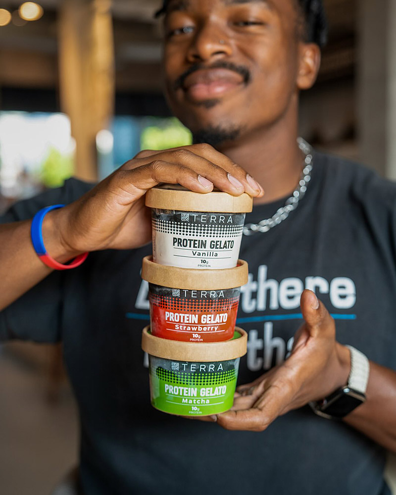 Gelato protein package from Terra