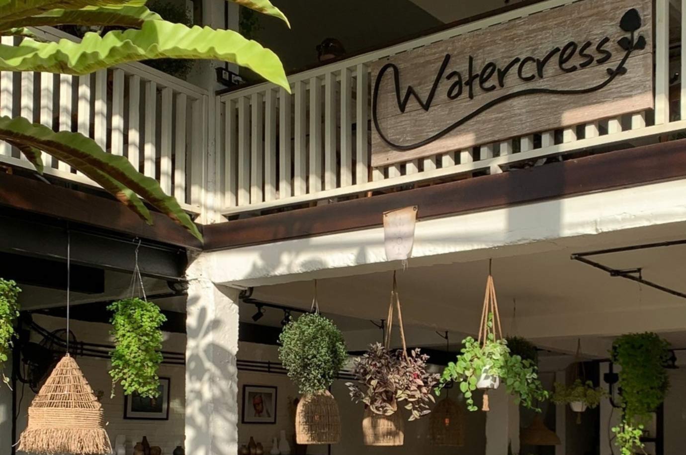 The signboard of the Watercress Ubud