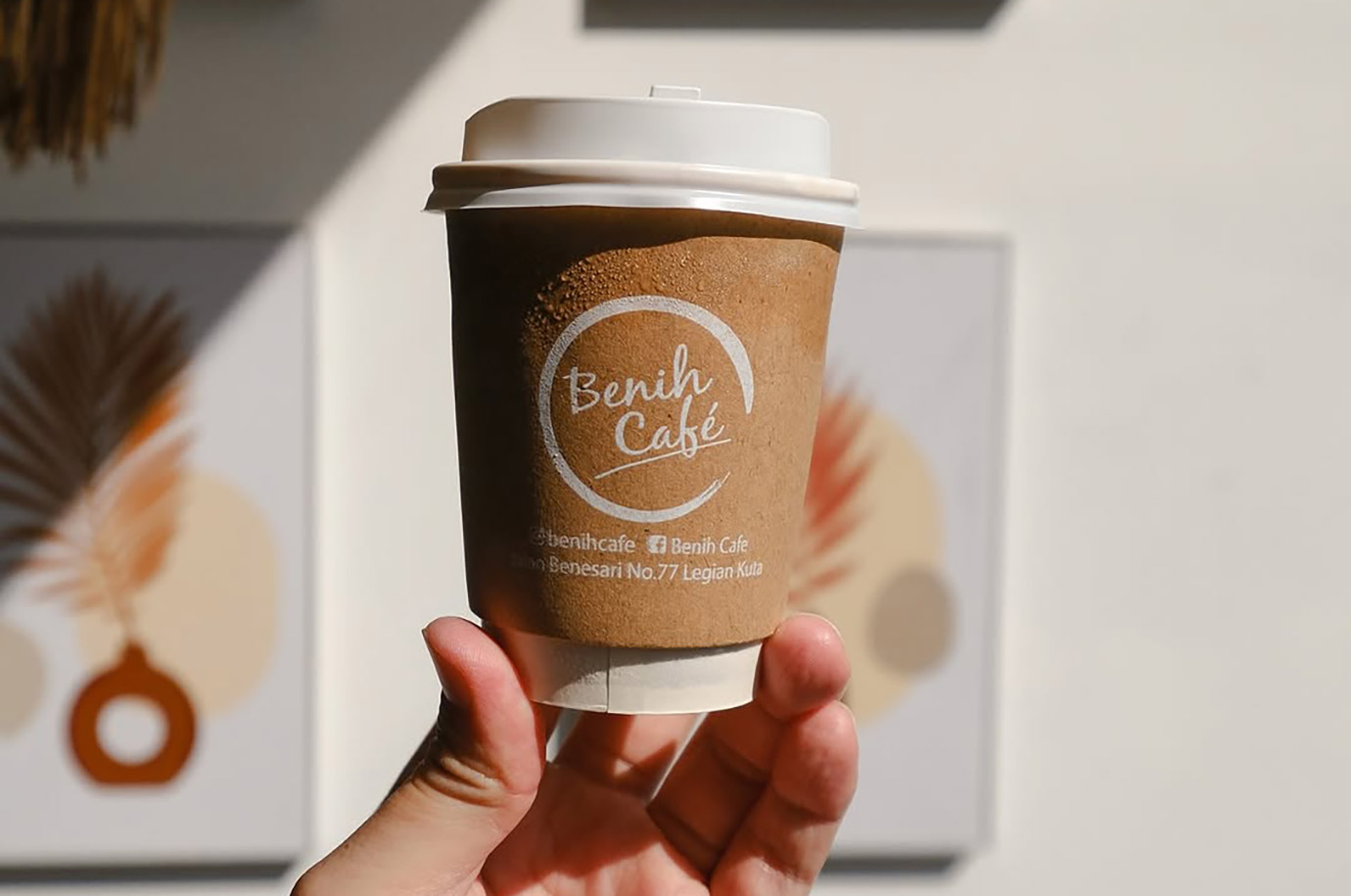 Coffee to go from Benih Cafe